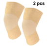 2Piece Elastic Knee Support Sleeves  Knitted Compression Knee Pads For Sports  Everyday Wear 1