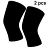 2Piece Elastic Knee Support Sleeves  Knitted Compression Knee Pads For Sports  Everyday Wear 2