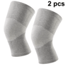 2Piece Elastic Knee Support Sleeves  Knitted Compression Knee Pads For Sports  Everyday Wear 3
