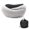 Memory Foam Travel Neck Pillow  Adjustable UShaped Snail Style Neck Support 2