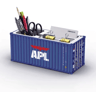 Shipping Container Pen Holder  Simulated Freight Container Desktop Storage Box 1