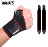 AOLIKES Wrist Support Wraps  Elastic Compression Wrist Straps For Gym CrossFit  Powerlifting 1