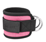 AOLIKES Ankle Straps For Cable Machine  Adjustable Padded Cable Ankle Straps For Glute Kickbacks  L 4