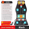 Heated Car Massage Seat Cushion  Vibrating Back  Lumbar Airbag Massage Chair Cushion 1