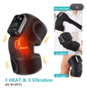 3in1 Heated Vibrating Knee Pad With FarInfrared Therapy For Knee Shoulder  Elbow Support 3