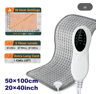 Electric Heating Pad Blanket For Neck Shoulders Back  Legs  Washable 50 By 100cm Heated Throw 1