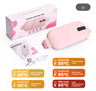 USB Rechargeable Menstrual Heating Pad Belt With Vibration Massage For Abdominal Comfort 3