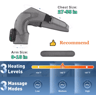 Electric Heated Shoulder Massager Brace With 3 Heat Levels  Vibration  Cervical  Shoulder Wrap 3