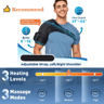 Electric Heated Shoulder Massager Brace With 3 Heat Levels  Vibration  Cervical  Shoulder Wrap 4