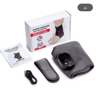 Rechargeable Heated Foot  Ankle Massager With Heat  Vibration  Dual Motor Wrap For Foot Ankle  Calf 1