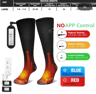 5000mAh APPControl Rechargeable Heated Socks With Remote For Winter Hiking Skiing  Outdoor Sports 2