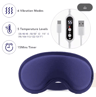 USB Heated Eye Massager With Vibration  Blackout Warm Compress Sleep Mask For Eye Strain Relief 1