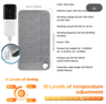 Electric Heating Pad With 9 Temperature Levels  USB Heated Blanket For Menstrual Comfort Hands Feet 4