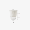 Lazy Hydroponic SelfWatering Planter  Transparent Double Layer Automatic WaterAbsorbing Flower Pot  1
