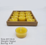 612 Pack Natural Beeswax Tealight Candles  Honey Scented Prayer  Decorative Candles 3