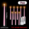 1272PCS Flameless LED Taper Candles With Remote  Flickering Wedding Candles For Parties  Home Decor 3