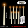 1272PCS Flameless LED Taper Candles With Remote  Flickering Wedding Candles For Parties  Home Decor 9