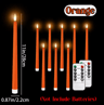 1272PCS Flameless LED Taper Candles With Remote  Flickering Wedding Candles For Parties  Home Decor 11