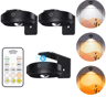 WILLED 3PCS Rechargeable LED Puck Lights With Remote  StickOn Night Lights For Walls Closets  Cabin 2