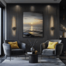 Rechargeable Wireless LED Wall Sconce  360 Rotating Dimmable Picture Light With Remote Control 3
