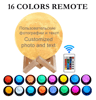 Personalized Photo Moon Lamp  Custom Engraved LED Night Light With 2316 Color Options 1