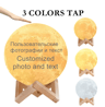 Personalized Photo Moon Lamp  Custom Engraved LED Night Light With 2316 Color Options 2
