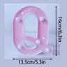16cm Pink Glitter LED Letter  Number Light  Battery Powered Decorative Marquee Light For Parties  E 9