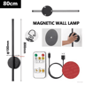 50cm80cm Rechargeable Wireless LED Wall Sconce  Modern Dimmable Wall Light With Remote Control 1