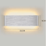 28W32W Smart LED Wall Lamp  Bluetooth APP Controlled Dimmable Modern Indoor Wall Sconce 3
