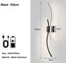 Wireless Rechargeable LED Wall Sconce  3CCT Touch Dimmable Wall Light With Remote Control 3