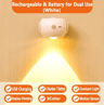 Rechargeable Motion Sensor LED Wall Lamp  360 Rotatable TouchControl Wireless Reading Light 2