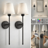 Wireless BatteryPowered Wall Lamp  Rechargeable LED Sconce With Remote  StickOnScrew Mount 2