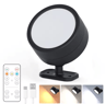 Rechargeable Magnetic LED Wall Light  360 Rotating Wireless Ambient Spotlight With Remote Control 1