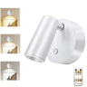 Nordic Rechargeable LED Wall Sconce  360 Rotating Wireless Wall Lamp For Bedroom  Hallway 3