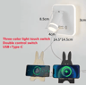 Saiyun Rechargeable LED Wall Spotlight  USB Cordless Bedside Reading  Indoor Accent Light 2