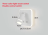 Saiyun Rechargeable LED Wall Spotlight  USB Cordless Bedside Reading  Indoor Accent Light 8