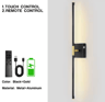 350 Rotatable Rechargeable LED Wall Lamp  Wireless Dimmable Sconce With Remote  Touch Control 1
