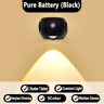 360 Rotating LED Motion Sensor Wall Lamp  USB Rechargeable Touch Cordless Reading Night Light 3