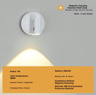 Magnetic Rechargeable LED Wall Spotlight  Touch Control Cordless Bedside Reading Sconce 4