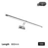 Modern LED Bathroom Mirror Light  80100cm Black  Silver Long WallMounted Picture Lamp 4