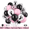 20Piece Pink  Black Halloween Balloon Set  Ghost  Bat Confetti Balloons For Spooky Parties 1