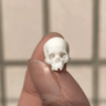 Mini Skull Halloween Decoration  Realistic Miniature Skeleton Model For Dollhouse Plants  Displays 3