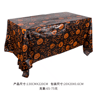 Halloween Pumpkin Bat  Spider Web Tablecloth  Plastic Party Table Cover For Spooky Home Decor 2