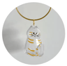 Pet Hair Memorial Keychain  Transparent Cat  Dog Fur Keepsake Storage Pendant For Pet Lovers 12