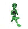 Funny BeerDrinking Alien Statue  Resin Extraterrestrial Garden  Desktop Decoration 2