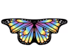 Colorful Butterfly Wings Cape For Kids  Girls Fairy Pixie Shawl Cloak Costume For DressUp  Parties 1