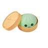 Dumpling Squishy Stress Ball With Bamboo Steamer Box  Soft Rebound Sensory Squeeze Toy  Creative Gi 13