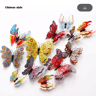 12Piece 3D Butterfly Wall Stickers  DoubleLayer Decorative Butterflies With Magnet For Home  Weddin 1