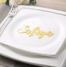 Personalized Wooden Wedding Place Cards  Custom Guest Name Table Decor 6