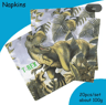 Jurassic Dinosaur Party Tableware Set With Plates Cups And Napkins 5